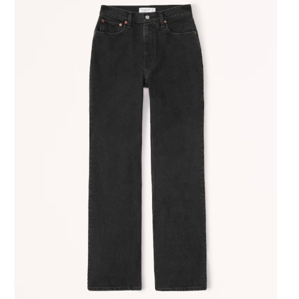 NWT Curve Love High Rise 90s Relaxed Jean- Black- 26 Short